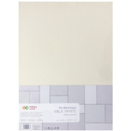 Filc dekoracyjny biały mleczny 10 ark 1,5mm 30x40cm