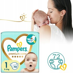 Pieluszki Pampers Premium Care 1 72 szt. 2-5