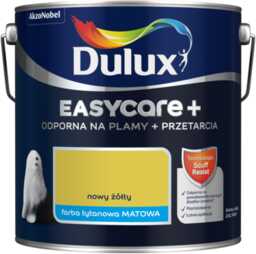 Farba tytanowa Dulux EasyCare+ Plamy+Przetarcia Nowy Żółty 2,5