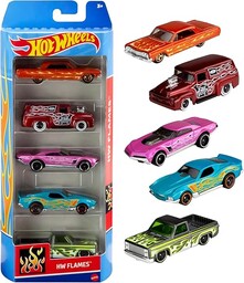 Hot Wheels - Zestaw 5 samochodzików w skali