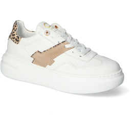 Sneakersy Chebello 4713-059-056 Białe/Beż/Panterka lico