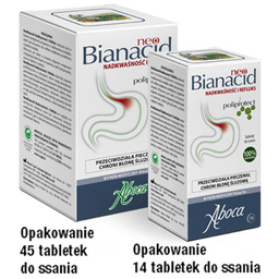 NeoBianacid Nadkwaśność i Refluks, 45 tabletek do ssania