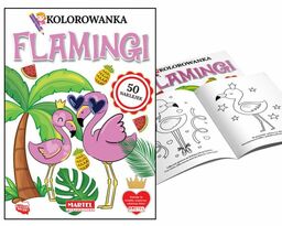 Kolorowanka z naklejkami Flamingi Martel 66753-00-6