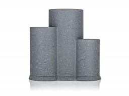 Banquet Stojak na noże 3w1 Granite Grey