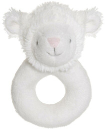 Teddykompaniet, Pluszak Lolli Lambs, grzechotka, 12cm
