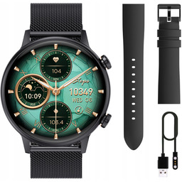 Smartwatch Manta Alexa Mini Czarny Pasek