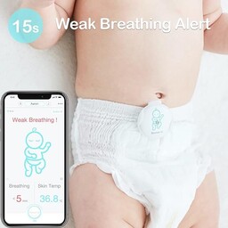 Sense-U Baby Monitor 2 Monitor Oddechu, Temperatury