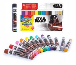 Pastele olejne 12 kolorów Star Wars Colorino 6489-PASTELE-O-STARWARS