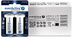 Baterie alkaliczne everActive Pro LR20 / D (kartonik)