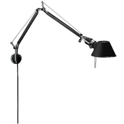 Artemide - Tolomeo MINI Parete Lampa Ścienna Czarna