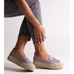 Szare espadryle Big Star JJ274890-39
