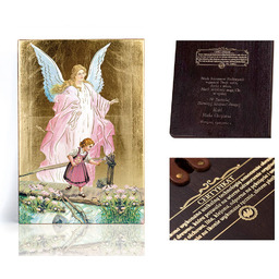 Ikona religijna Anioł Stróż dla dziewczynki (prezent