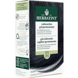 Herbatint Trwały żel do włosów farbowanie 1N czarny