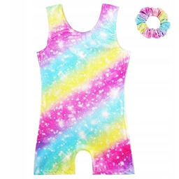 KOSZULKA TANECZNA DLA DZIEWCZYNKI BALET BODY BEZ RĘKAWÓW