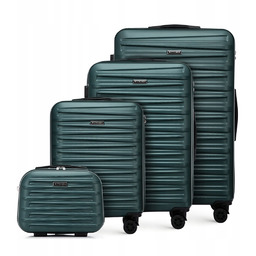 Komplet walizek Wittchen Abs 56-3A-00K-85 zielony