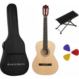 MUSICMATE Gitara klasyczna MM-G18 ClassicNatural Akcesorium za 1