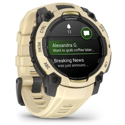 Garmin Instinct 3 AMOLED 45mm GPS Beżowo-czarny Smartwatch