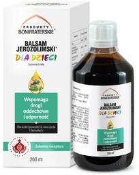 Produkty Bonifraterskie Balsam Jerozolimski dla dzieci Syrop, 200
