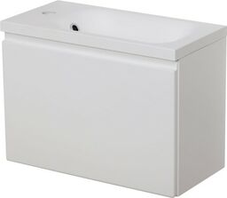Szafka łazienkowa biała 50cm CLER z umywalką