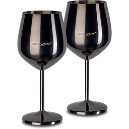 ECHTWERK Nietłukące się kieliszki do wino, ze stali