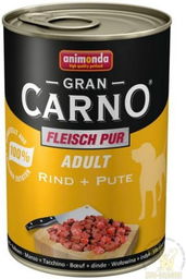 ANIMONDA Grancarno Adult Dog smak: Wołowina + Indyk