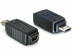 Adapter micro USB 2.0 - mini USB DELOCK