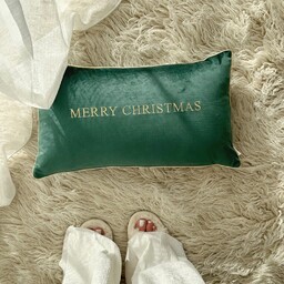 POSZEWKA ŚWIĄTECZNA XMAS - BUTELKOWA ZIELEŃ 30x50