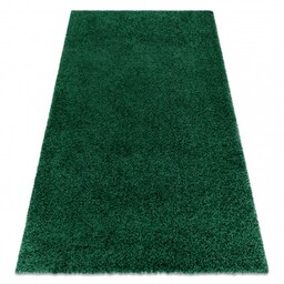 Dywan SOFFI shaggy 5cm butelkowa zieleń 60x100 cm