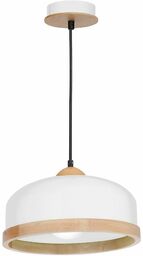 Milagro STUDIO WHITE MLP8848 lampa wisząca nowoczesna metal+drewno