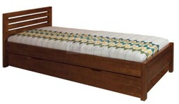 Łóżko sosnowe, brzozowe lub bukowe SOLID II
