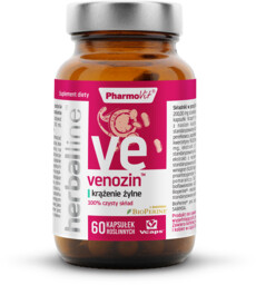Pharmovit Kapsułki na krążenie żylne venozin bezglutenowe 60