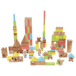 Trefl, zabawka drewniana Klocki combo