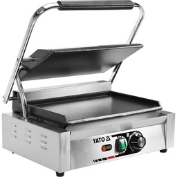 ELEKTRYCZNY GRILL KONTAKTOWY PANINI W PEŁNI PŁASKI 44CM