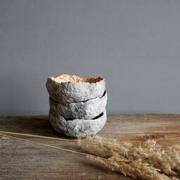 Pakamera Miseczki na biżuterię z masy papierowej -