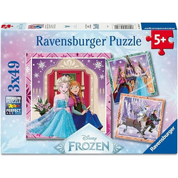 Kinderpuzzle 3x49 Teile - Disney Die Eiskönigin -
