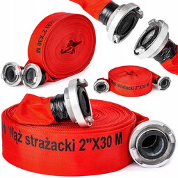 Wąż Strażacki Parciany Do Wody Szamba Szybkozłączka Pompy
