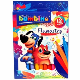 BAMBINO - Flamastry 12 kolorów