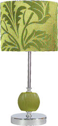 Candellux CORT 41-34724 lampa stołowa abażur walec zielony