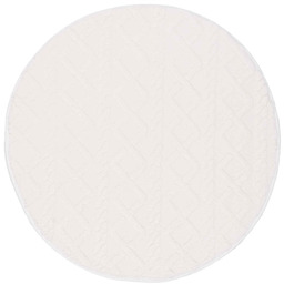 Dywanik łazienkowy okrągły New Style 3d ivory 67x67