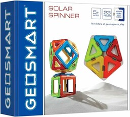GeoSmart - Solar Spinner, Magnetic Construction Set, 23