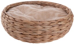 Plecione legowisko dla kota beżowy, 43 x 15