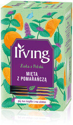 HERBATA ZIOŁOWA KOPERTOWANA IRVING MIĘTA Z POMARAŃCZĄ op.20T