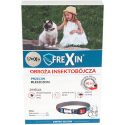 Obroża insektobójcza FreXin dla kota 30 cm
