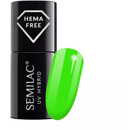Semilac, lakier hybrydowy, 7ml, 447 Loco Lime
