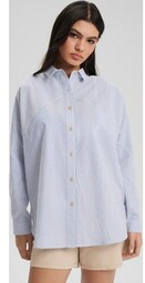 Koszula ONEH Niebieski-Biały XS
