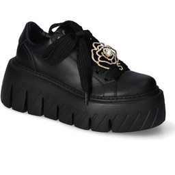 Sneakersy Chebello 4530-002 Czarne lico