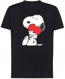 T-Shirt męski nadruk Snoopy Dog r.S