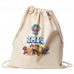 Plecak bawełniany Z Imieniem Psi Patrol Dla Dzieci