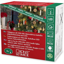 Konstsmide 1906-100 LED oświetlenie choinkowe, zestaw dodatkowy