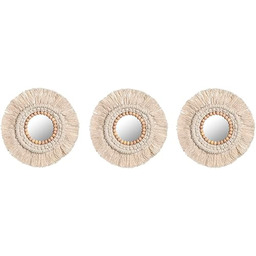 Home ESPRIT Zestaw lusterek białych kryształów Boho 20